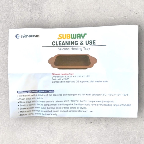 *NEW* Ever-Ocean Silicone Loaf Pan Subway Heating Tray 12 Pack Baking Bread - Picture 4 of 5